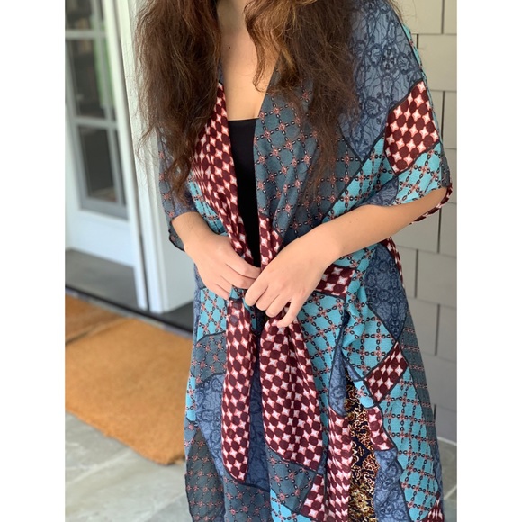 🆕Free People || Multi-Printed Kimono - Picture 13 of 16